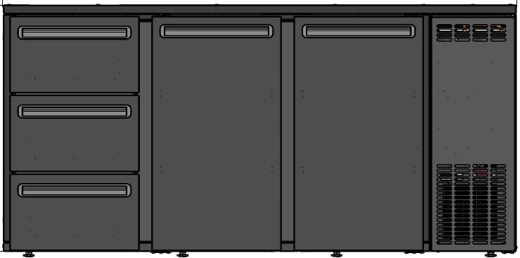 TC BBCL3-622 | Bar cooler