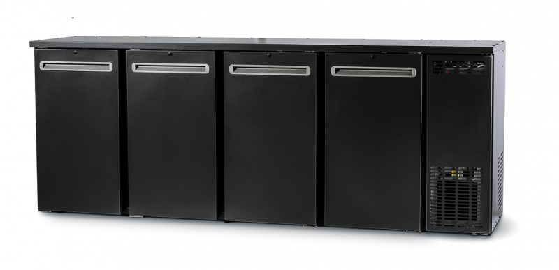 TC BBCL4-2222 | Bar cooler 4 solid doors